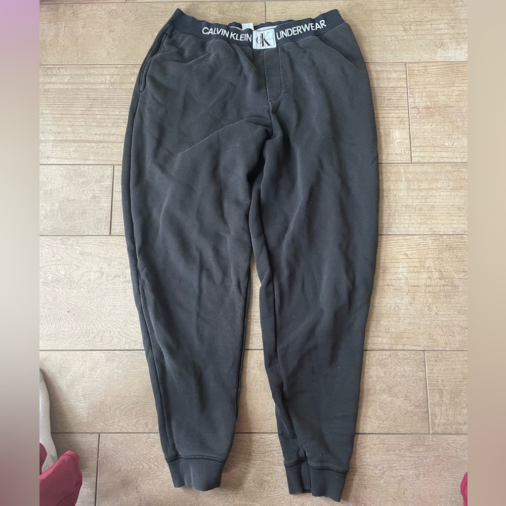 CK black joggers